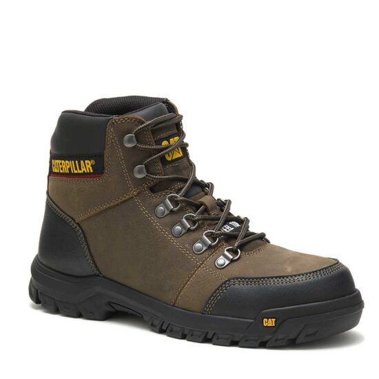 Caterpillar Outline 6" Steel Toe Gull Grey