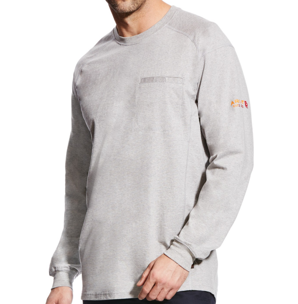 Ariat Air FR CAT 2 Silver Fox Crew T-Shirt