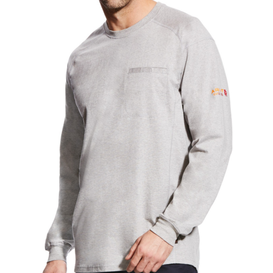 Ariat Air FR CAT 2 Silver Fox Crew T-Shirt