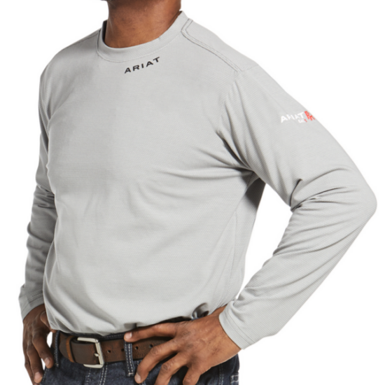 Ariat FR CAT 1 Baselayer Silver Fox T-Shirt