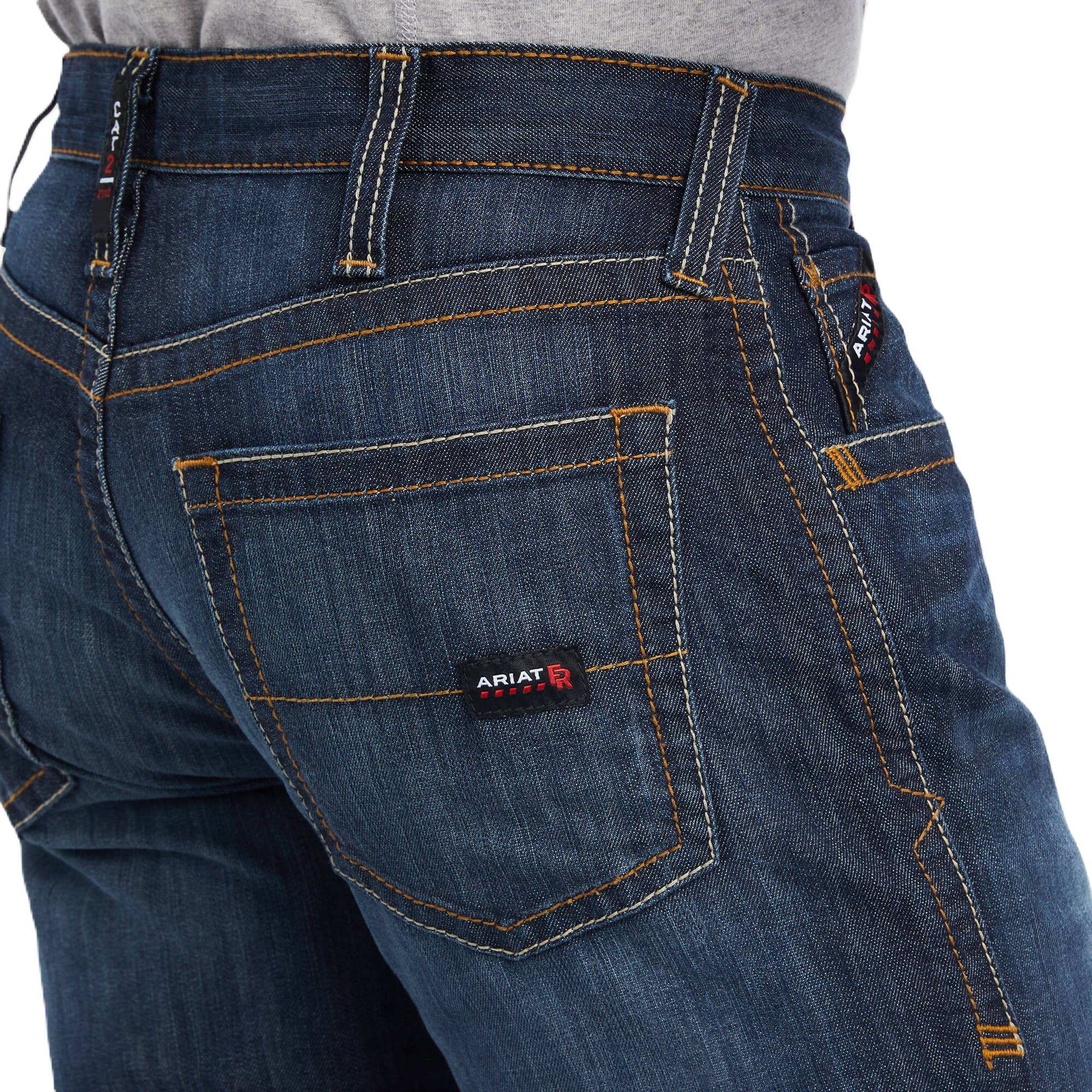 Ariat FR CAT 2 M5 DuraLight Stretch Lassen Straight Leg Jean - Image 3
