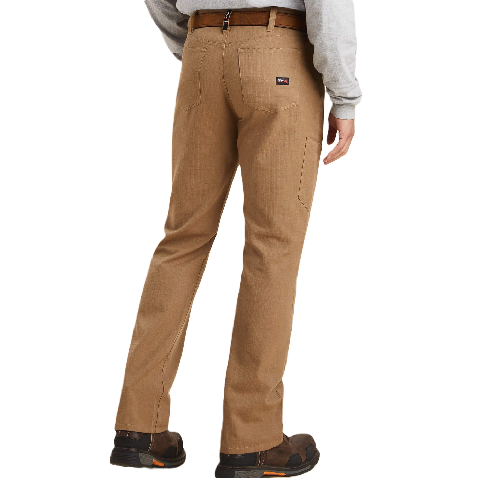 Ariat FR CAT 2 M4 Relaxed Khaki Crossfire Straight Pant - Image 2