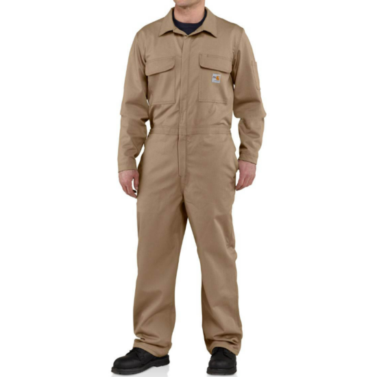 Carhartt FR CAT 2 Loose Fit Khaki Twill Coverall