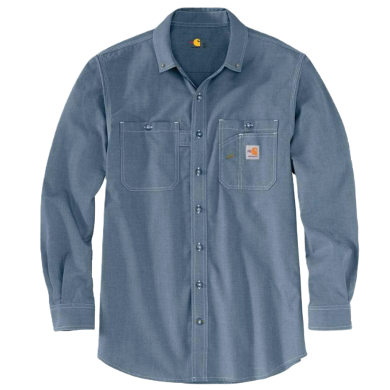 Carhartt FR CAT 2 Force® Lightweight Blue Button Down