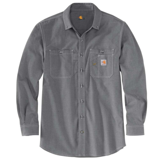Carhartt FR CAT 2 Force® Lightweight Grey Button Down