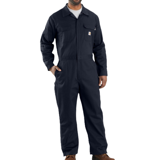 Carhartt FR CAT 2 Loose Fit Navy Twill Coverall