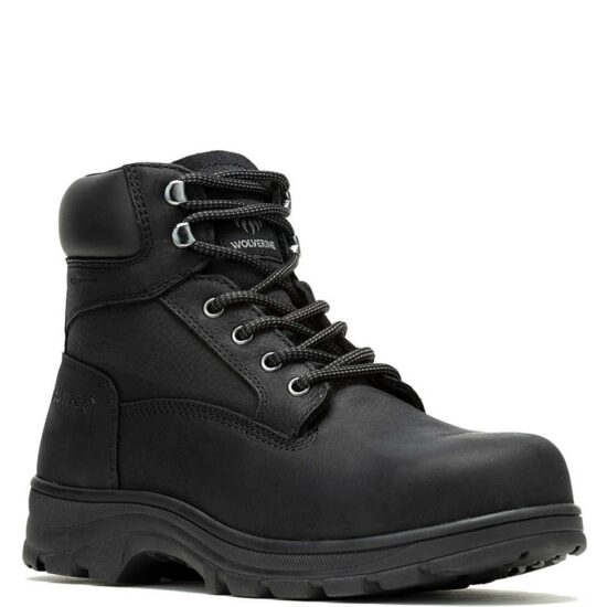 Wolverine Carlsbad 6" Black Steel Toe