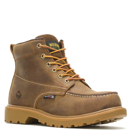 Wolverine Floorhand 6" Tan Moc Steel Toe