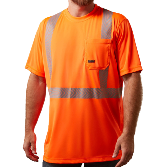 Ariat Rebar Hi-Vis ANSI Class 2 Orange T-Shirt