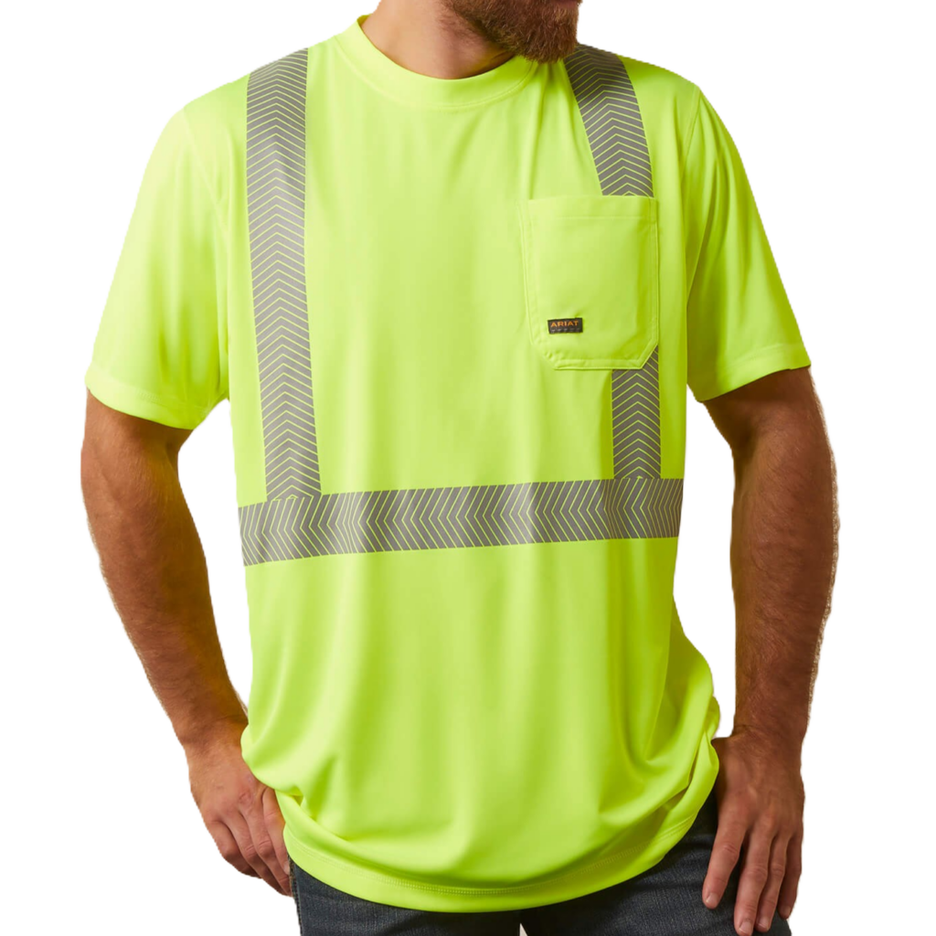 Ariat Rebar Hi-Vis ANSI Class 2 Yellow T-Shirt