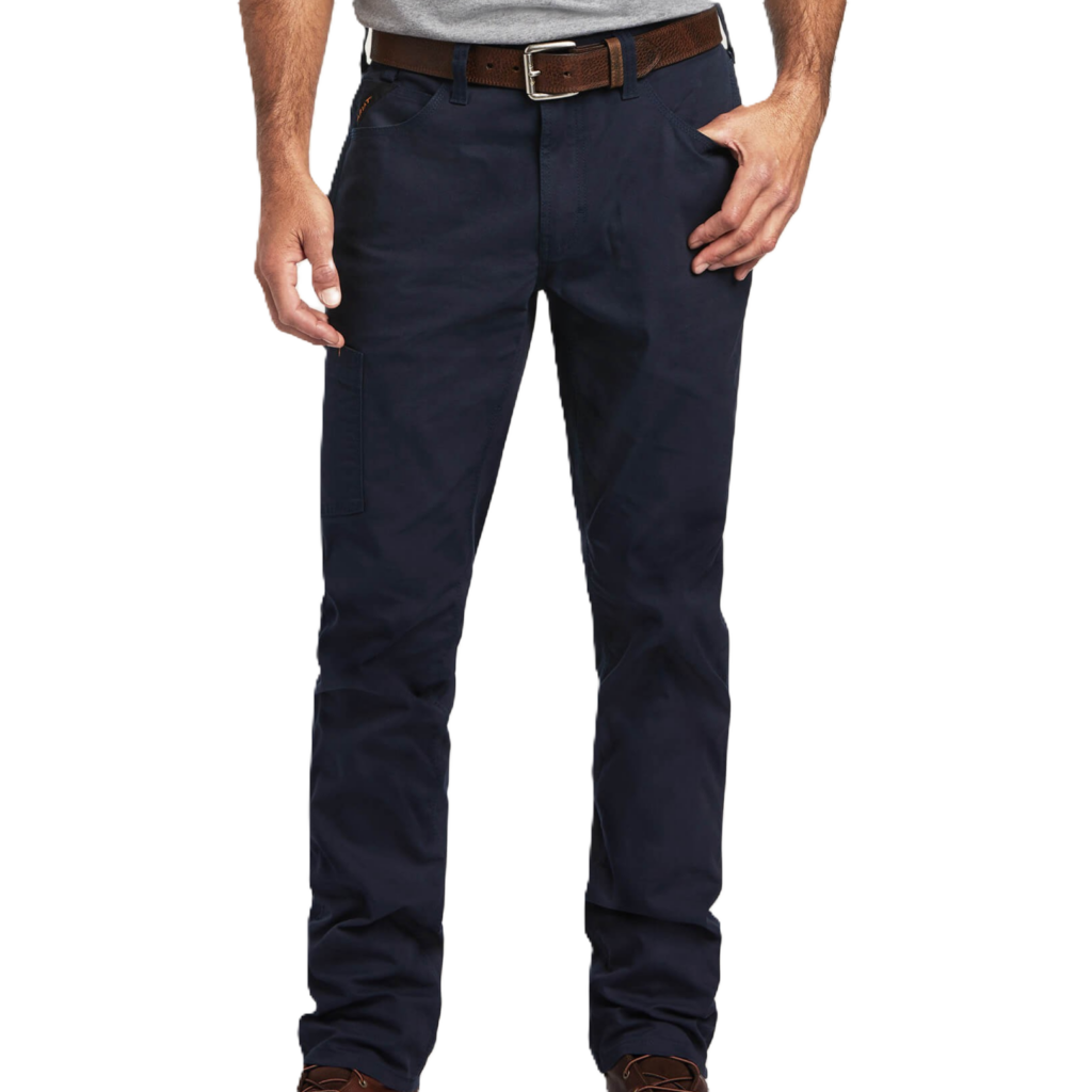 Ariat Rebar M4 Relaxed Low Rise DuraStretch Navy Straight Leg Pant