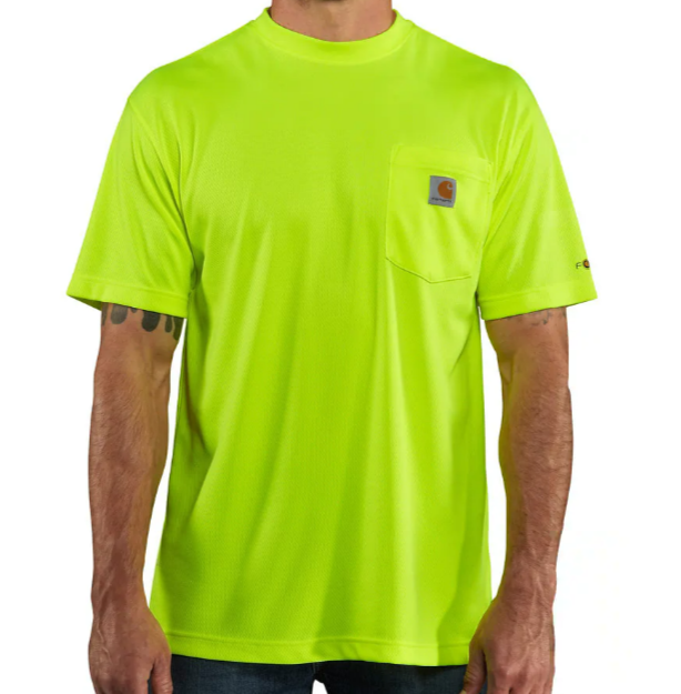 Carhartt Force Hi-Vis Yellow Class 1 T-Shirt