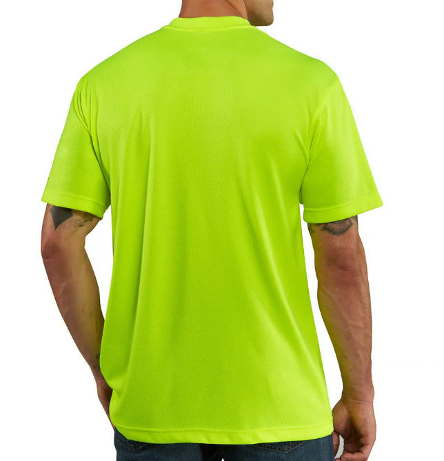 Carhartt Force Hi-Vis Yellow Class 1 T-Shirt - Image 2
