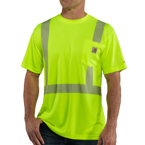 Carhartt Force Hi-Vis Yellow Class 2 T-Shirt