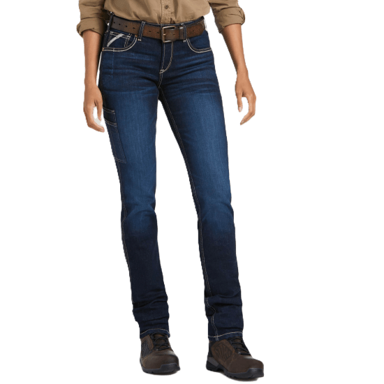 Ariat Rebar Perfect Rise Flex Riveter Slim Leg