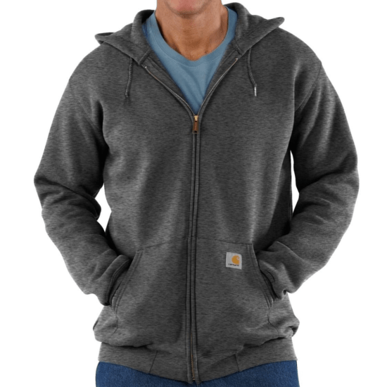 Carhartt Loose Fit Midweight Full-Zip Hoodie Carbon Heather