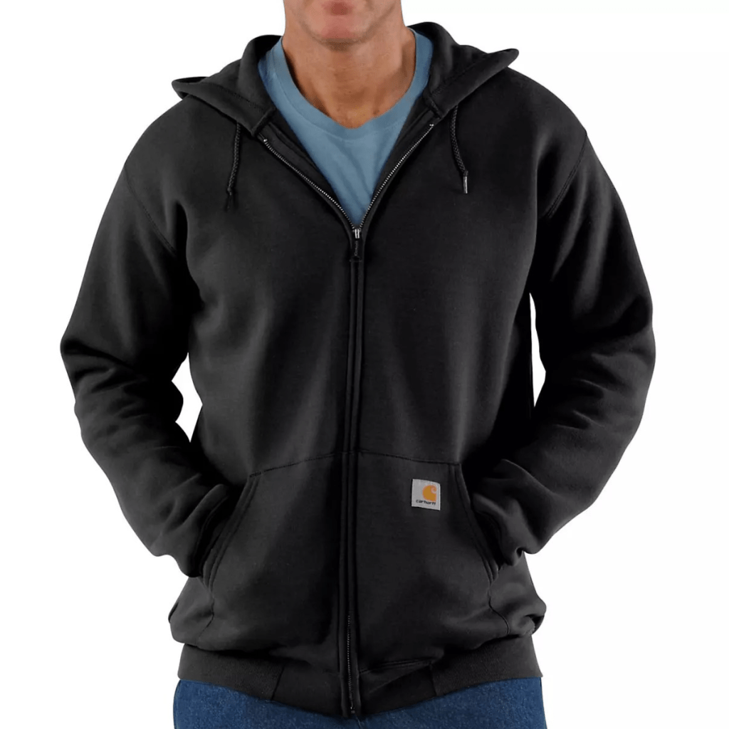 Carhartt Loose Fit Midweight Full-Zip Hoodie Black