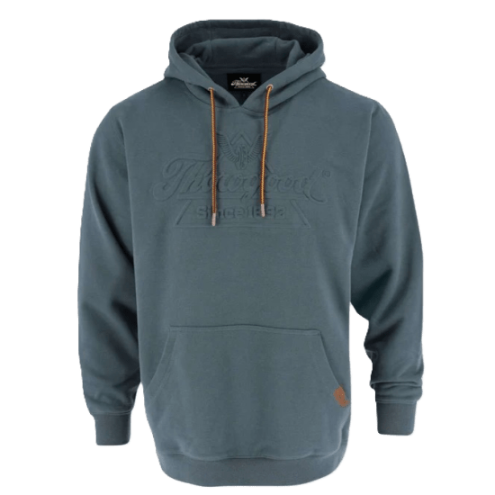 Thorogood Brushed Embossed Logo Hoodie Slate